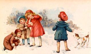 Photo of "THE SNOWBALL FIGHT." by  ANONYMOUS