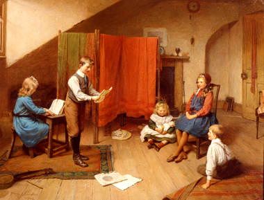 Photo of "IN THE SCHOOLROOM" by HARRY (IN COPYRIGHT) BROOKER