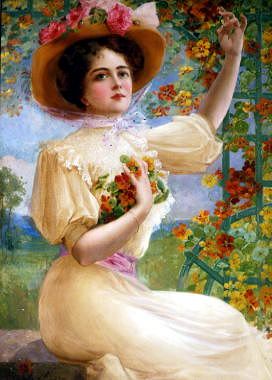 Photo of "PICKING NASTURTIUMS" by EMILE VERNON