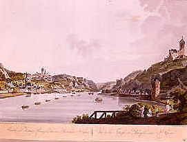 Photo of "VIEW OF FORTRESS AT RHEINFELS FROM FUNFZIG MALERISCHE ANSICHTEN DES" by LORENZ JANSCHA