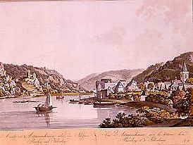 Photo of "VIEW OF ASTMANNSHAUSEN FROM FUNFZIG MALERISCHE ANSICHTEN DES RHEIN" by LORENZ JANSCHA