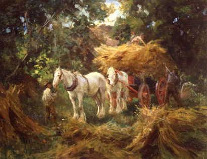 Photo of "LOADING THE HAYRICK" by ARTHUR LEMON