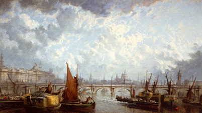 Photo of "SOMERSET HOUSE & ST.PAUL'S CATHEDRAL, LONDON, ENGLAND" by JOHN MACVICAR ANDERSON