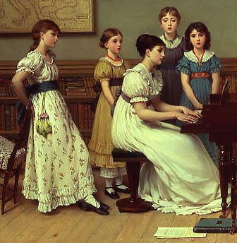 Photo of "HOME, SWEET HOME (DETAIL)" by GEORGE DUNLOP LESLIE