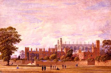Photo of "ETON COLLEGE FROM COLLEGE FIELD, BERKSHIRE, ENGLAND, 1853" by GEORGE PYNE