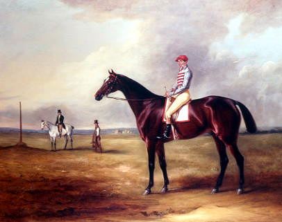 Photo of "'GAYHURST', WINNER OF THE GOLD CUP, NEWPORT PAGNELL, 1830" by JOHN FERNELEY