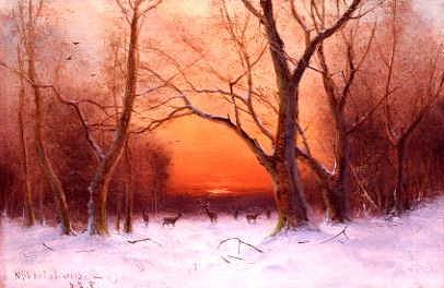 Photo of "WINTER SUNSET" by NILS HANS CHRISTIANSEN