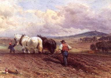 Photo of "PLOUGHING" by HENRY BRITTEN WILLIS