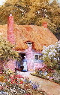 Photo of "GIRL WITH A GOAT" by ARTHUR CLAUDE STRACHAN