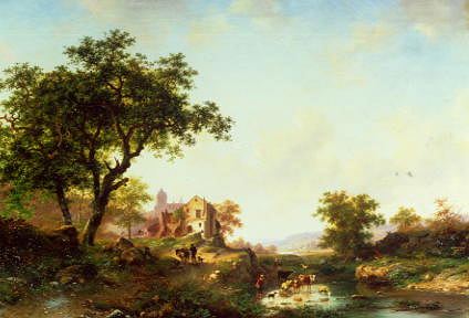 Photo of "SUMMER LANDSCAPE" by FREDERIK-MARIANUS KRUSEMAN