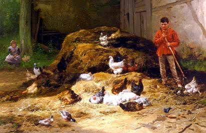 Photo of "IN THE FARMYARD" by EUGENE JOORS
