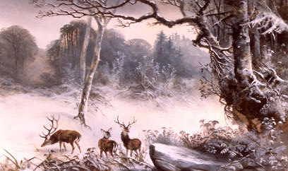 Photo of "STAGS AT BAY" by G.WILLIAM QUATREMAINE