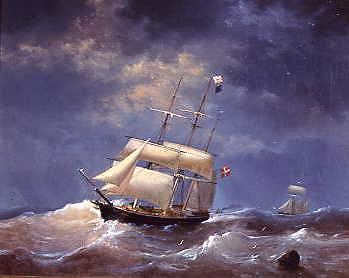 Photo of "A SAILING SHIP AT SEA" by EGIDIUS LINNIG