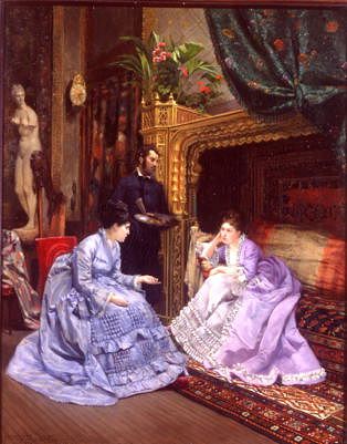 Photo of "IN THE ARTIST'S STUDIO" by HENRI PIERRE HIPPOLYTE DUBOIS