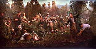 Photo of "THE HOP HARVEST" by GEORGE HARCOURT SEPHTON