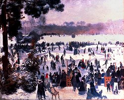 Photo of "SKATING IN THE PARC DE SAINT CLOUD, PARIS, FRANCE" by PIERRE AUGUSTE RENOIR