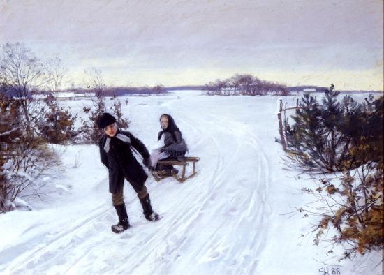 Photo of "A SLEIGH RIDE" by SIGVARD MARIUS HANSEN