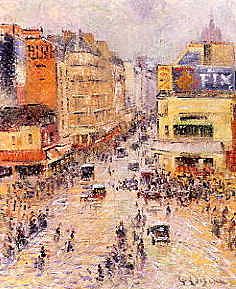 Photo of "LE BOULEVARD HAUSSMANN, PARIS" by GUSTAVE LOISEAU