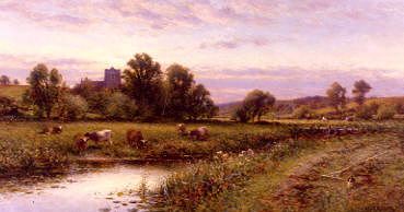 Photo of "A SUMMER'S DAY ON THE RIVER" by ALFRED AUGUSTUS GLENDENING