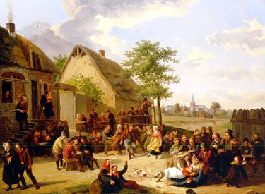 Photo of "A VILLAGE DANCE" by CONSTANTINUS FIDELIO COENE