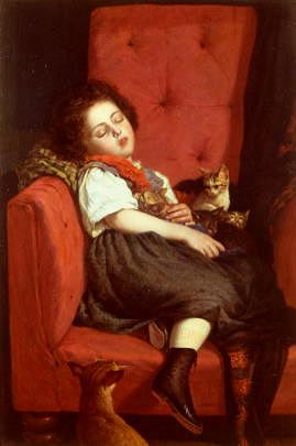 Photo of "ASLEEP" by AUGUSTE JOHAN FREDERIK C LORANGE