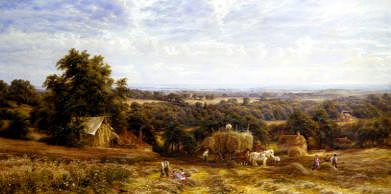 Photo of "HAYMAKING" by EDMUND GEORGE WARREN