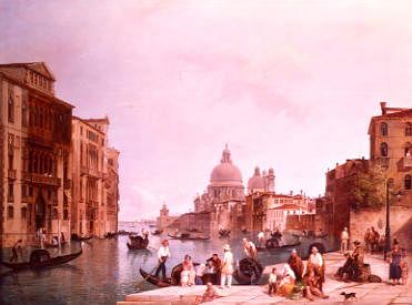 Photo of "A VIEW OF THE GRAND CANAL VENICE" by CARLO FERRARI
