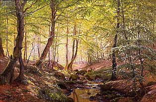 Photo of "A FOREST GLADE, SPRINGTIME" by JOHANNES BOESEN