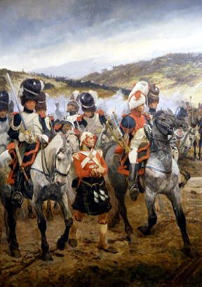 Photo of "A SCENE IN THE NAPOLEONIC WAR" by RICHARD CATON WOODVILLE
