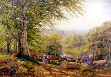 Photo of "NEAR WEYBRIDGE, SURREY" by EDMUND GEORGE WARREN