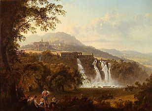 Photo of "THE VILLA OF MARCENAS & FALLS OF ANIO, NEAR ROME, ITALY" by JULIUS CAESAR IBBETSON