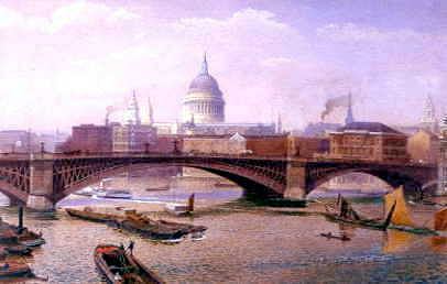 Photo of "THE CITY OF LONDON FROM THE RIVER THAMES" by JOHN CROWTHER