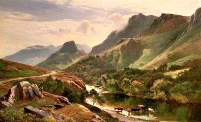 Photo of "BORROWDALE, CUMBERLAND, ENGLAND" by SIDNEY RICHARD PERCY