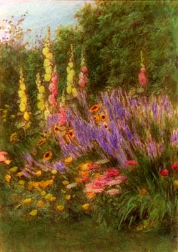 Photo of "A CORNER OF A GARDEN" by HELEN ALLINGHAM