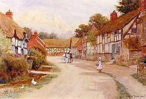 Photo of "AS EVENTIDE DRAWS NIGH" by ARTHUR CLAUDE STRACHAN