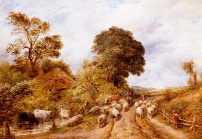 Photo of "A COUNTRY ROAD" by JOHN LINNELL