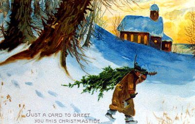 Photo of "JUST A CARD TO GREET YOU THIS CHRISTMASTIDE" by  ANONYMOUS