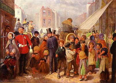 Photo of "LONDON STREET SCENE" by ARTHUR BOYD HOUGHTON