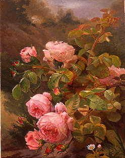Photo of "STILL LIFE OF PINK ROSES" by ALEXANDRE DEBRUS