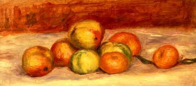 Photo of "POMMES ET MANDARINES" by PIERRE-AUGUSTE RENOIR