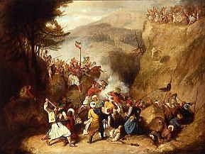 Photo of "GREEKS & TURKS - BATTLE OF KLISSWA, EPIRIS, 1792" by DENIS DIGHTON