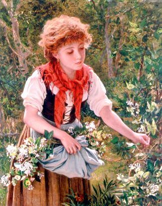Photo of "PICKING HONEYSUCKLE" by SOPHIE ANDERSON
