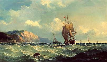 Photo of "SHIPPING IN A HIGH SEA" by JOHN H. WILSON