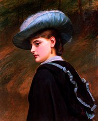 Photo of "LE CHAPEAU BLEU" by CHARLES SILLEM LIDDERDALE