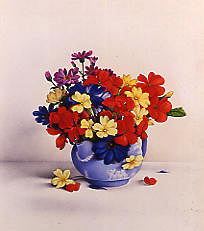 Photo of "A JUG OF PRIMROSES AND CAMPION" by EDWARD JULIUS (COPYRIGHT DETMOLD