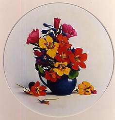 Photo of "A VASE OF NASTURTIUM" by EDWARD JULIUS DETMOLD