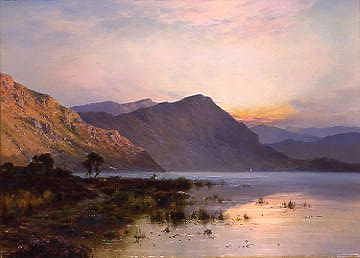 Photo of "STRONACHLACHER, HEAD OF LOCH KATRINE." by ALFRED DE BREANSKI