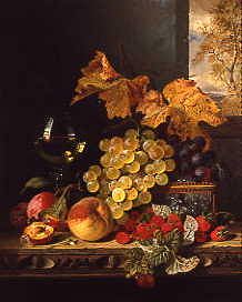 Photo of "STILL LIFE OF FRUIT ON A LEDGE" by EDWARD LADELL