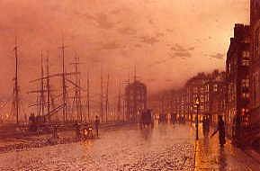 Photo of "LIVERPOOL DOCKS, 1886." by JOHN ATKINSON GRIMSHAW