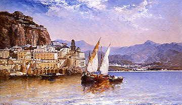 Photo of "GULF OF SALERNO, AMALFI, ITALY, 1895" by ARTHUR JOSEPH MEADOWS